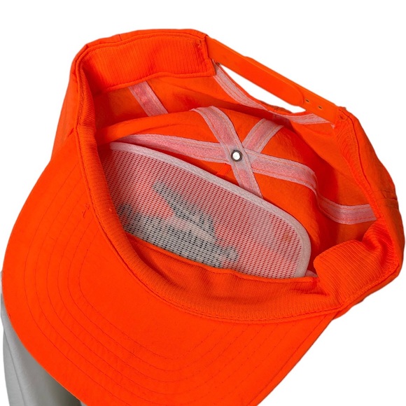 Vintage Neon Orange Miller Light Beer Snapback Hat One Size - Picture 6 of 6